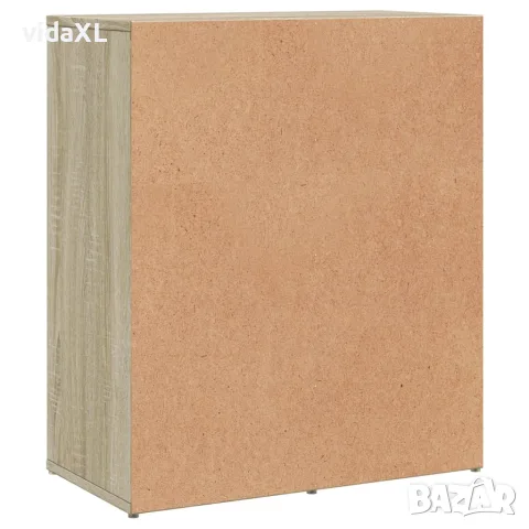 vidaXL Сайдборди, 2 бр, дъб сонома, 60x31x70 см, инженерно дърво, снимка 7 - Бюфети - 56146801