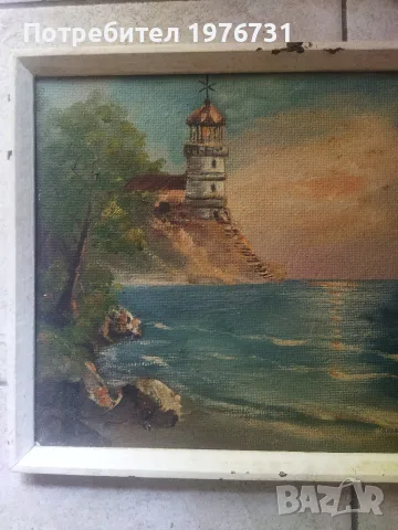 Картина море, маслени бои , снимка 3 - Картини - 55728463