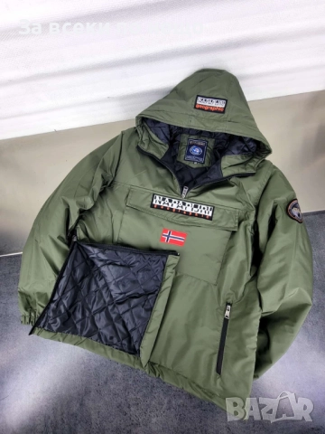 Napapijri Мъжко Зимно Яке С Качулка - 3 Налични Цвята Код A. Style, снимка 3 - Якета - 52478749