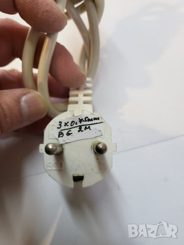 захранващ кабел с щепсел за вашите устройства 3 х 0,75 кв - дължина 2м., снимка 2 - Друга електроника - 39596920