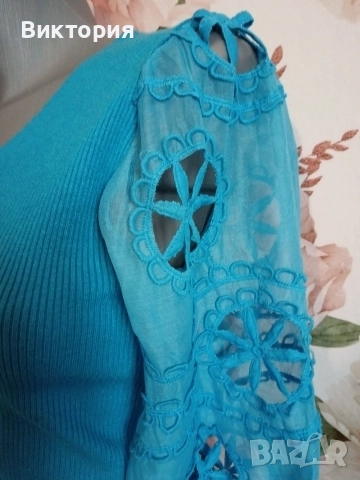 дамска блуза +дънки, снимка 3 - Блузи с дълъг ръкав и пуловери - 52901806