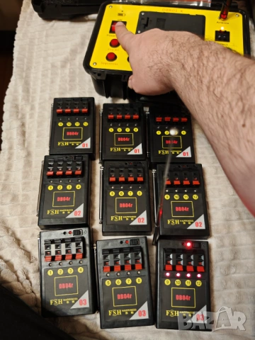 DBR01-X дистанционна пиросистема 36 канала (9×4 cues) нова, снимка 2 - Друга електроника - 54128560