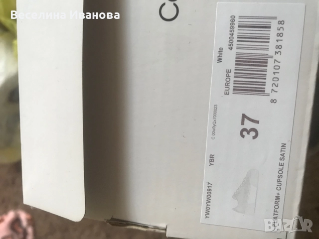 Дамски кецове Calvin Kline Jeans, снимка 8 - Маратонки - 51879075