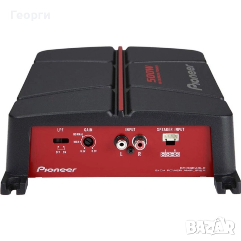 Усилвател PIONEER GM-3702 500 W, БРОЙ КАНАЛИ 2, снимка 6 - Ресийвъри, усилватели, смесителни пултове - 52263940