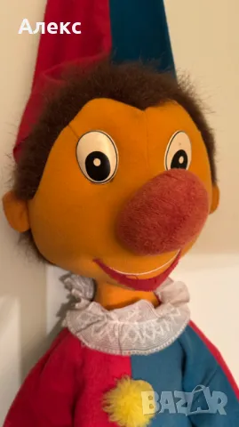 Огромен стар клоун, палячо– 1.40м, снимка 3 - Колекции - 47908462