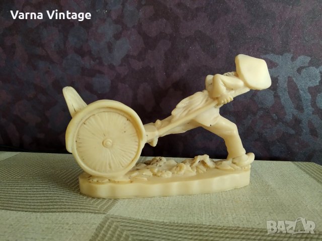 Статуетка Рикша., снимка 2 - Антикварни и старинни предмети - 42492443