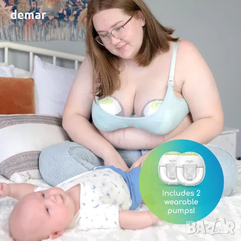 Двойна електрическа помпа за кърма Ardo Melia, 4 режима и 15 нива, акумулаторни, снимка 3 - Помпи за кърма - 49885919