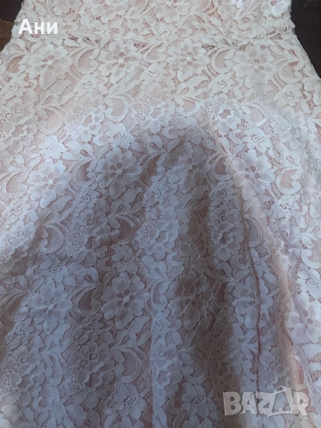 Дантелена рокля М, снимка 2 - Рокли - 53114895