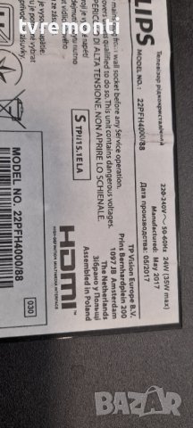 лед диоди от дисплей TPM215HW01 от телевизор PHILIPS модел 22PFT4000/12, снимка 4 - Части и Платки - 36988609