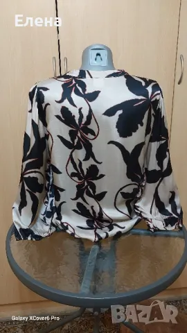 Блуза DESIGNED BY 2. 30% коприна, 70% вискоза .размер L/М., снимка 6 - Блузи с дълъг ръкав и пуловери - 49978857