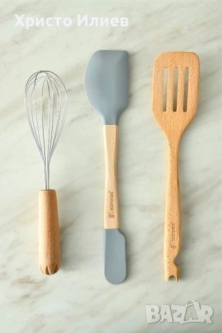 Комплект 3 части прибори за готвене Bergner, снимка 4 - Прибори за хранене, готвене и сервиране - 54108625