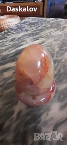 Продавам мраморно яйце с поставка, снимка 4 - Декорация за дома - 39229635