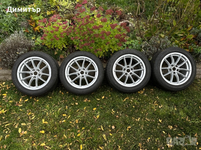 4бр. оригинални BMW спорт пакет джанти 5х112 с гуми 17 цола, снимка 2 - Гуми и джанти - 52119311