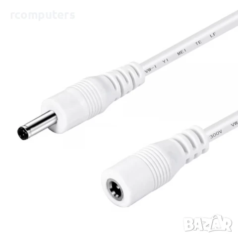 УДЪЛЖИТЕЛЕН КАБЕЛ ЗА ЗАХРАНВАНЕ НА КАМЕРИ 5м, снимка 1