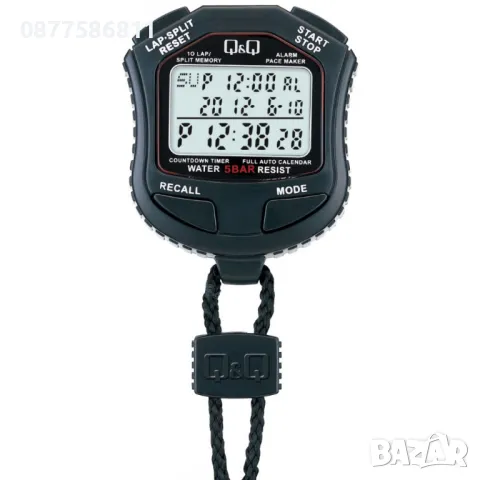  █▬█ █ ▀█▀ НОВ ПРОФЕСИОНАЛЕН ХРОНОМЕТЪР Q&Q HS45J. ПРОФЕСИОНАЛНИ СПОРТНИ ХРОНОМЕТРИ QQ., снимка 2 - Спортна екипировка - 50413989