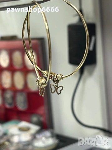 Златни обеци 14 карата 4,70 грама 