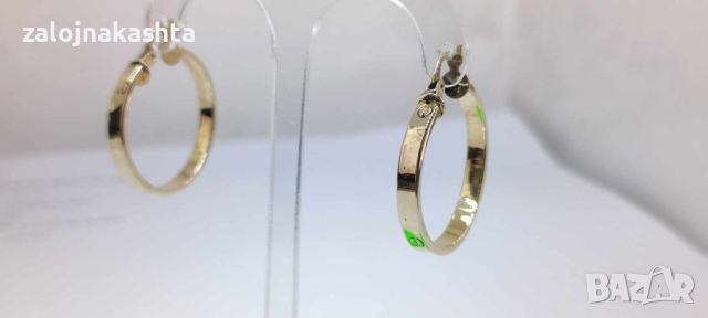 Нови Златни обеци-2,06гр/14кр, снимка 4 - Обеци - 44649569