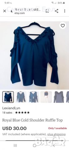 Дамска блуза 💙, снимка 4 - Блузи с дълъг ръкав и пуловери - 29555358