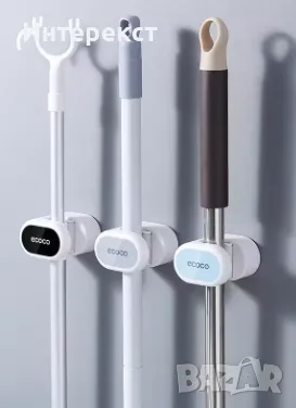 Държач на моп /без пробиване, снимка 10 - Закачалки - 49122371