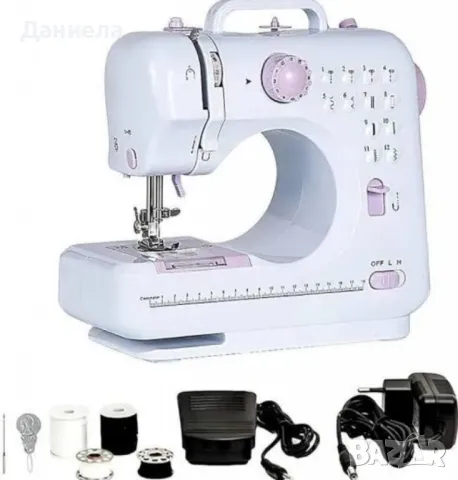 Мини шевна машина с 12 различни вида шевове SM-505A, снимка 3 - Други машини и части - 49171110