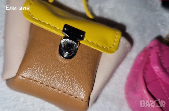 лот реалистични изкуствена кожа с магнити и метални елемедамски чанти за кукли Барби и други подобни, снимка 5 - Кукли - 48469371