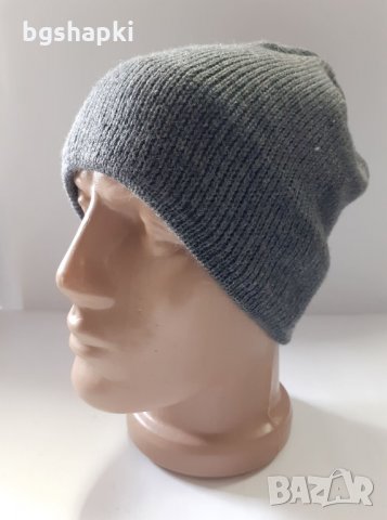 Мъжка плетена шапка-8