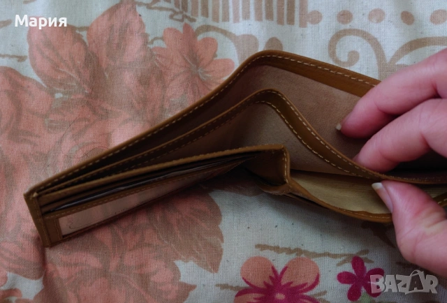 Малък портфейл от естествена кожа, снимка 4 - Портфейли, портмонета - 53900689