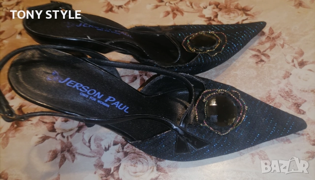 JERSON PAUL Оригинални Дамски Обувки 39, снимка 4 - Дамски елегантни обувки - 51488497