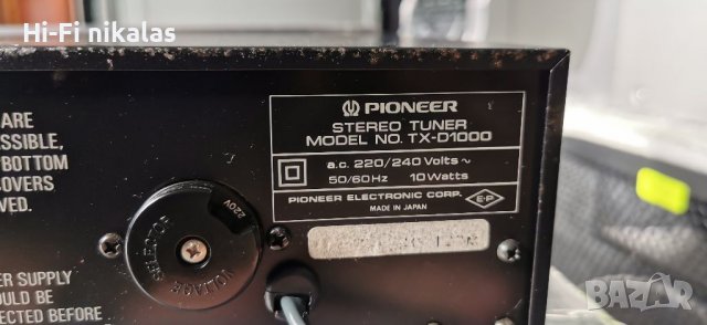 стерео тунер радио ресийвър Pioneer TX-D1000, снимка 5 - Ресийвъри, усилватели, смесителни пултове - 36736710