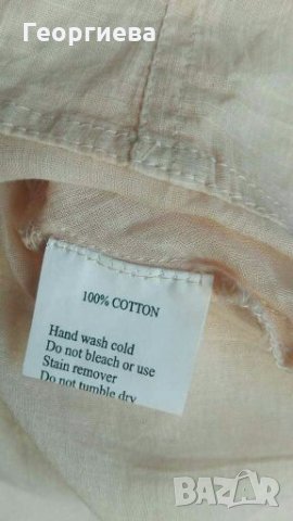 Бежова спортно елегантна рокля 100% памук👗🍀M/L, L👗🍀арт.1009, снимка 8 - Рокли - 29948064