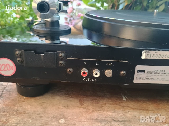 Sansui SR-929 quartz-servo, direct-drive, manual turntable, снимка 12 - Грамофони - 51011672