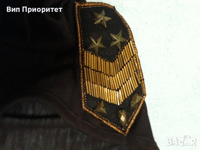 Блуза с къс ръкав биопамук-изтънен , дишащ и леко прозрачен, с пагони от ефектни златни орнаменти , снимка 6 - Тениски - 37509340