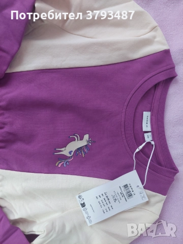 Детска рокля 7г 122см Name it, снимка 3 - Детски рокли и поли - 52810948