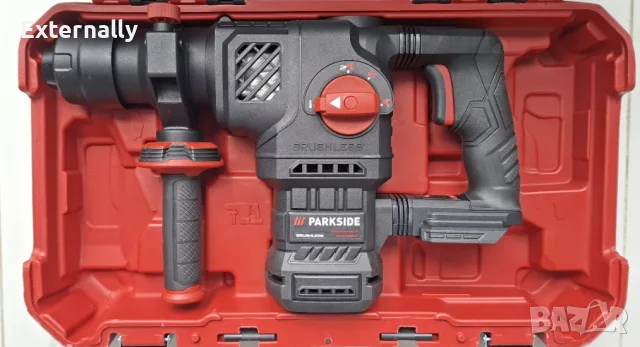 Перфоратор PARKSIDE Performance PKHAP 2058 A1 – 5.8J, безчетков, SDS+, нов с гаранция, снимка 3 - Перфоратори - 55948114