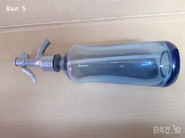 Стар стъклен сифон за газирана вода , сода - Русе .Бутилка 4, снимка 3 - Антикварни и старинни предмети - 31013429