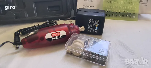 Роторен инкрустатор VALEX MINI 12, снимка 3 - Инструменти за гравиране - 55939661