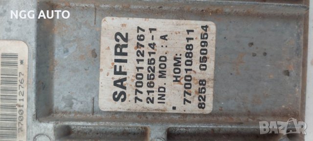 Компютър Двигател ECU 7700112767, SAFIR2 от Renault Kangoo 1.2, снимка 2 - Части - 40272561
