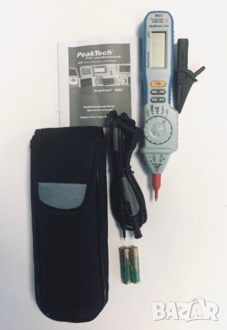 Мултиметър тип писалка Peaktech 1080, измервателен уред, немски, снимка 6 - Други инструменти - 30621829