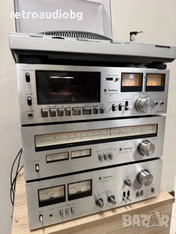 🔈Винтидж аудио сет - система TECHNICS - Усилвател, тунер, дек и грамофон🔈, снимка 2 - Аудиосистеми - 55770638