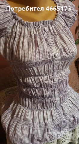 Еластичен Топ/Блузка, снимка 2 - Корсети, бюстиета, топове - 53026496