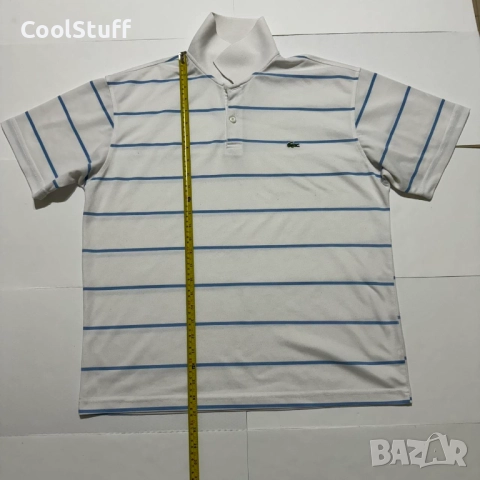 Мъжка Поло Тениска Lacoste Размер L, снимка 2 - Тениски - 52423406