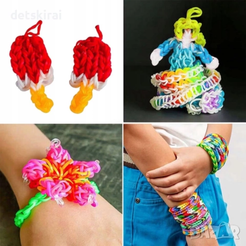 Комплект ластички за гривни 4400 бр., снимка 4 - Други - 52431190