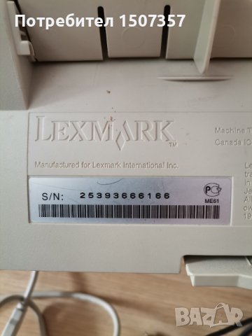 Мастилено-струен принтер Lexmark Z11, снимка 3 - Принтери, копири, скенери - 39545893