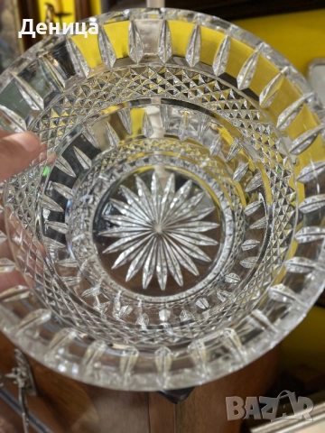 Масивна шампаниера от кристал⚜️ Тежка, блестяща,, снимка 6 - Други - 52182632