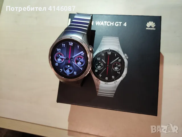 Huawei watch GT 4 Stainless steel СПЕШНО, снимка 1 - Смарт гривни - 47373112