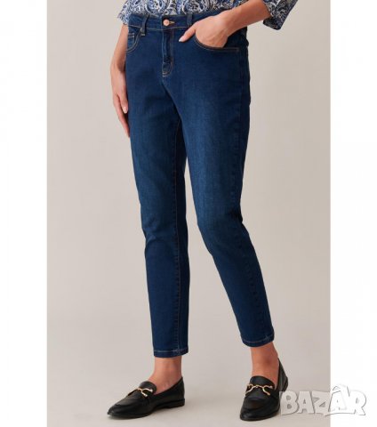 Тъмносини дамски 9/10 дънки с висока талия марка Tatuum W31/EU44