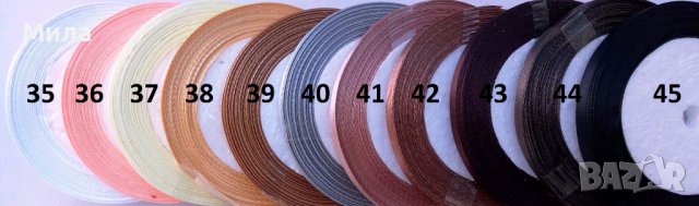 Сатен панделка 6мм/ 22м, снимка 6 - Декорация за дома - 18415666