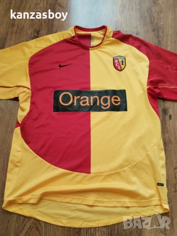 Nike RC LENS 2004/05 Home Football Shirt - футболна колекционерска тениска Л, снимка 3 - Тениски - 50774610