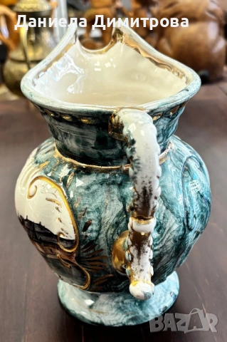 Керамична кана, Н. В. Belgium, снимка 3 - Антикварни и старинни предмети - 54288453