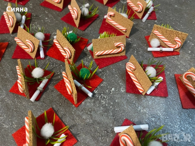 Коледни и Новогодишни късмети, снимка 12 - Декорация за дома - 51771221